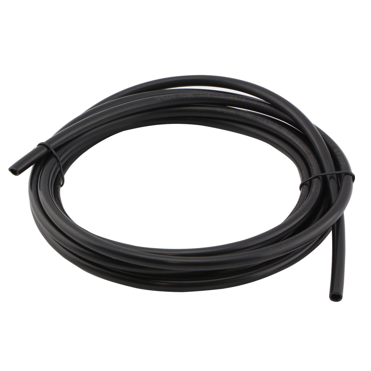 Turbosmart 1/4in Nylon Pushloc Tubing Black - 3 meters - TS-0550-3056