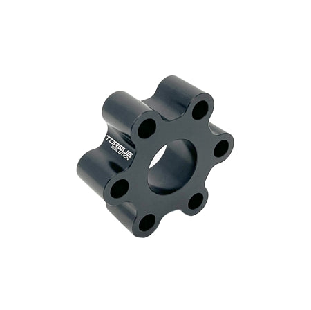 Torque Solution 01-04 Chevrolet Corvette C5 (78mm) w/ 12mm Bolts Billet Driveshaft Flex Disc - Black - TS-FD-787-12 for 1992-