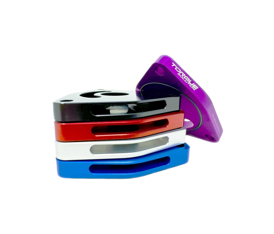 Torque Solution V2 Blow Off BOV Sound Plate (Red): Multiple Applications - TQSTS-GEN-002R.2