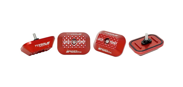 Torque Solution Billet Jack Pad for GR Supra / BMW / Mini Cooper - Red - TS-GR-847RD for 2020-2025 Toyota GR Supra - front vi