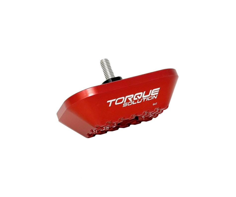 Torque Solution Billet Jack Pad for GR Supra / BMW / Mini Cooper - Red - TS-GR-847RD