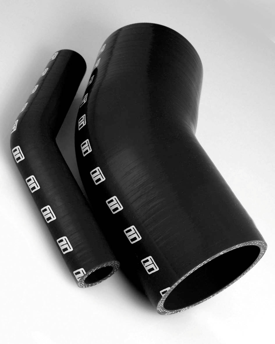 Turbosmart 45 Elbow 4.00 - Black Silicone Hose - TS-HE45400-BK
