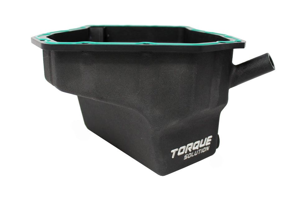 Torque Solution HD Oil Pan: Subaru EJ20/EJ25 - Black - TS-SU-599-OP-BK