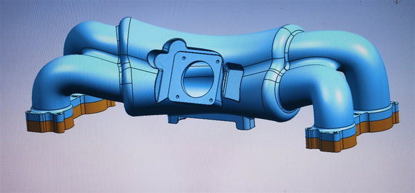 Torque Solution Subaru 02-14 WRX / 04-21 STI Intake Manifold Spacer - TS-SU-811 for 2008-2021 Subaru WRX STI - front view