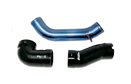 Torque Solution 2022+ Subaru WRX Titanium Intake Pipe Kit (Burnt Blue) - TS-SU-813BU for 2022-2025 Subaru WRX - front view