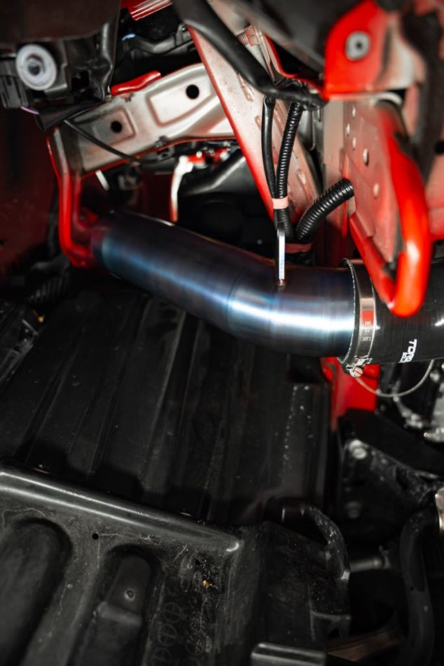 Torque Solution 2022+ Subaru WRX Intake Pipe Kit - Titanium Burnt Purple / Blue - TS-SU-813PR