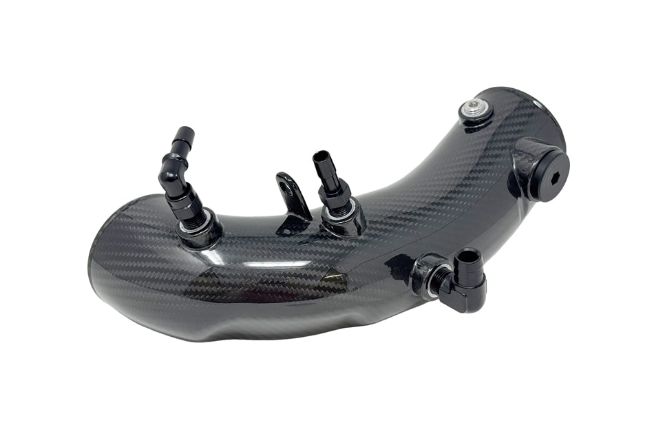 Torque Solution HD Hard Turbo Inlet: Subaru WRX 02-07, STI 04-21 - Carbon Fiber - OEM / 3in Inlet - TS-SU-881CF-3