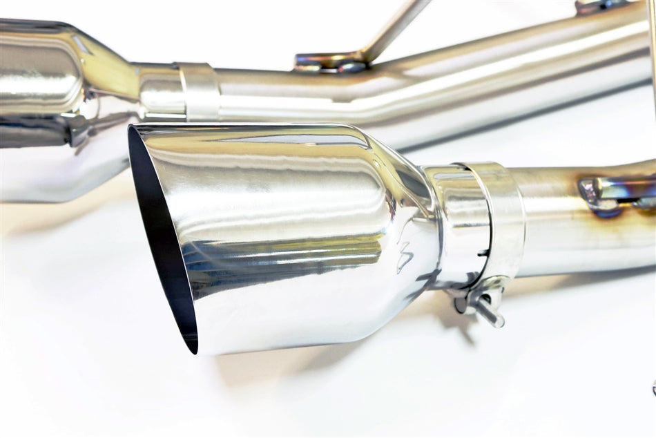 Torque Solution Stainless Axle Back Exhaust: Subaru WRX 15-25 / STI 15-21 - TS-SU-883-S