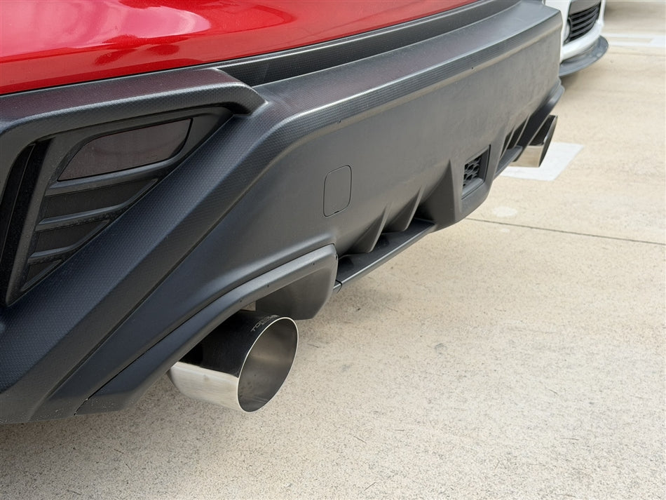 Torque Solution Stainless Axle Back Exhaust: Subaru WRX 15-25 / STI 15-21 - TS-SU-883-S