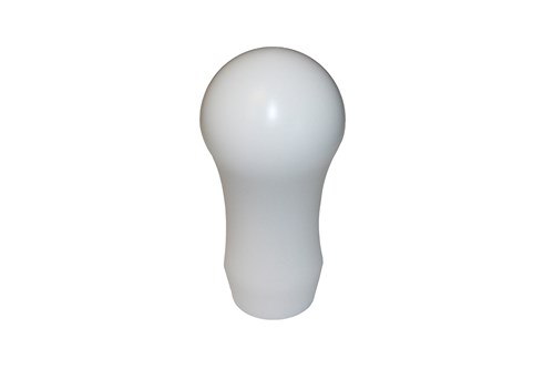 Torque Solution Delrin Tear Drop Tall Shift Knob (White): Universal 12x1.25 - TS-UNI-144W
