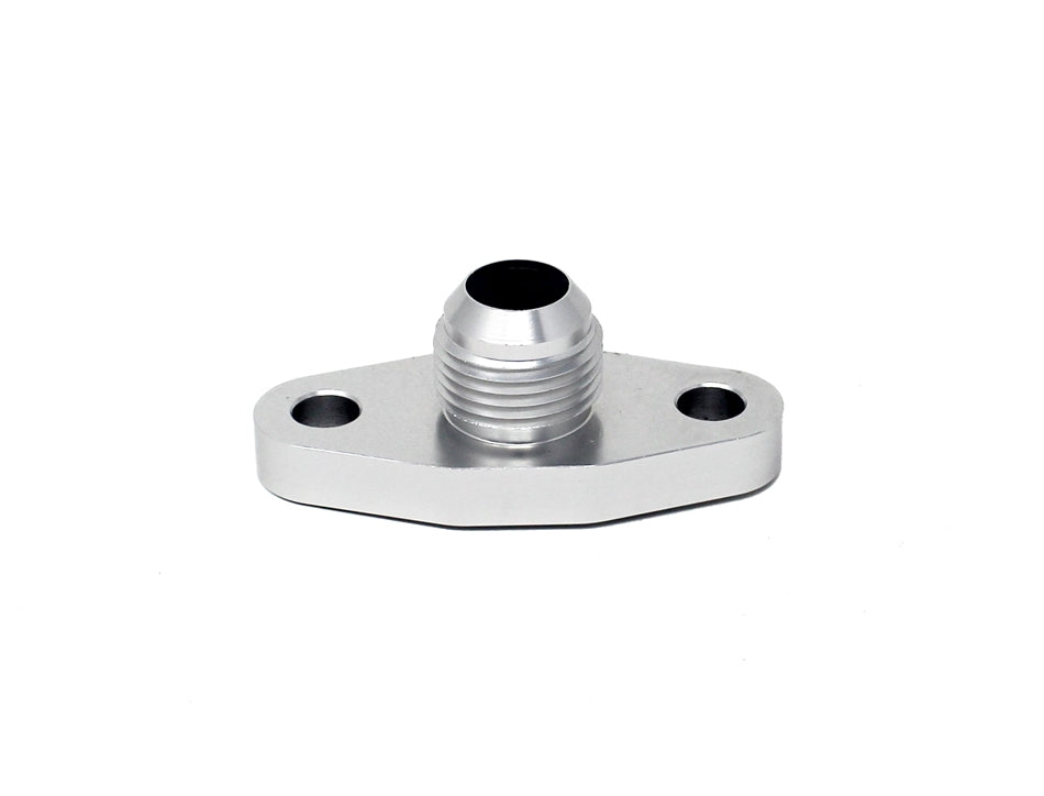Torque Solution Port Matched Oil Drain Flange - 10AN for T3 T4 T6 Small / Mid Frame Turbos - TS-UNI-628