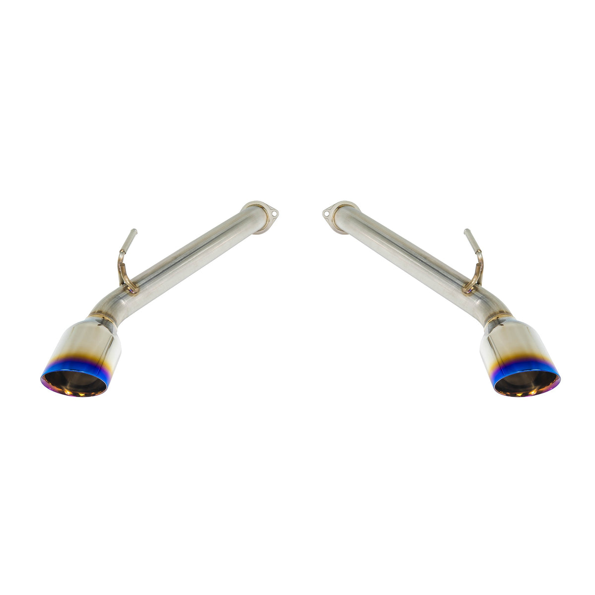 Remark 2017+ Infiniti Q60 Axle Back Exhaust w/Burnt Stainless Double Wall Tip - RO-TTQ6-D