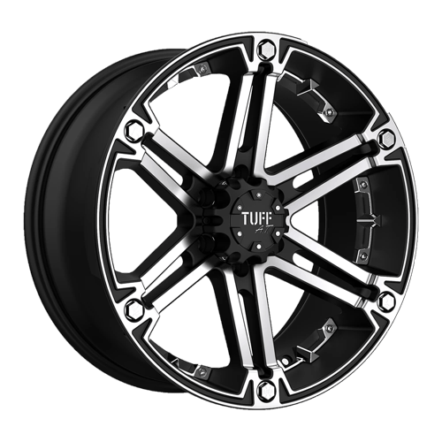 Tuff - TU T01 17X8 5X4.5/5 +20 78 F-blk MCH CHR