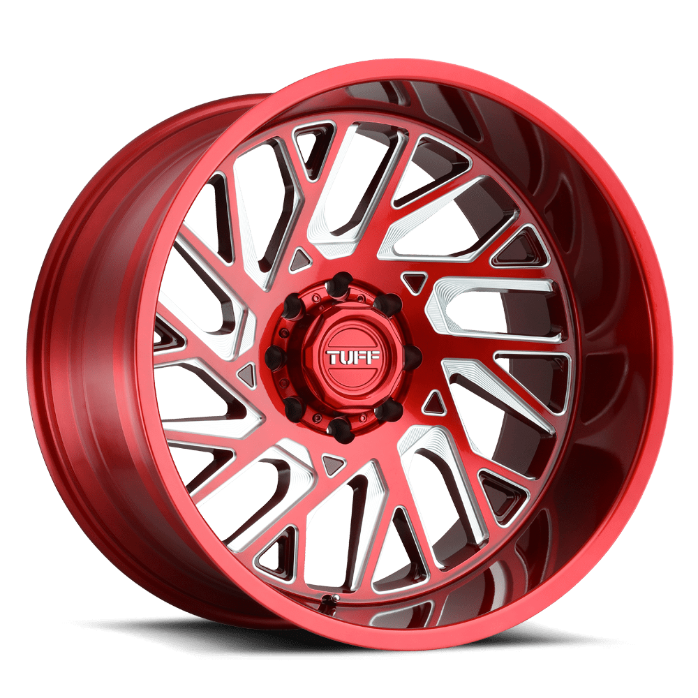 Tuff - TU T4B 24X14 8X165 -72 125 Cndy RED ML L