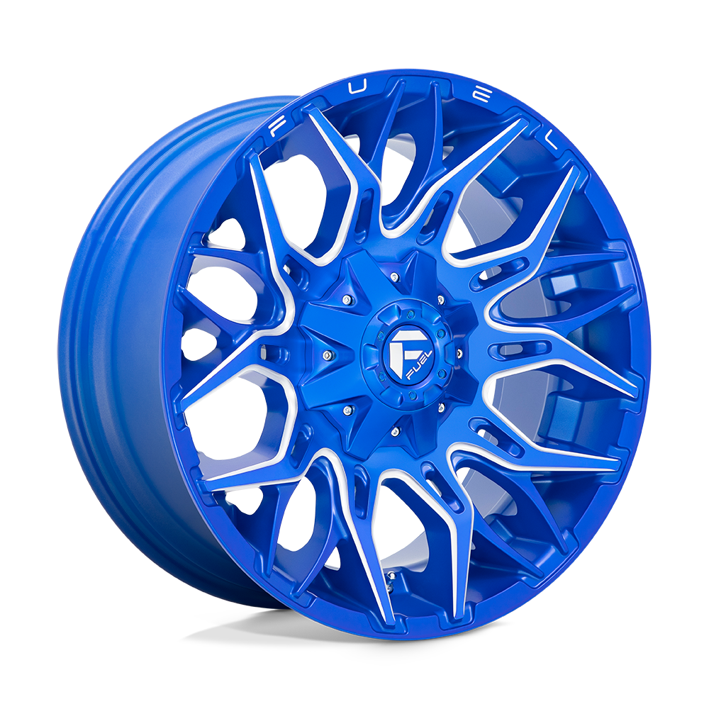 Fuel Off-Road D770 22X10 Anodized Blue Milled 6x135/5.5 -18mm