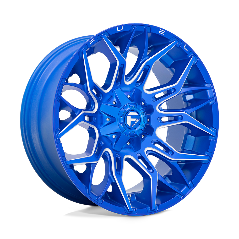 Fuel Off-Road D770 22X10 Anodized Blue Milled 8x165.1 -18mm