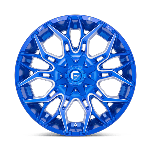 Fuel Off-Road D770 22X10 Anodized Blue Milled 8x170 -18mm
