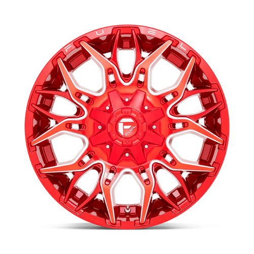 Fuel Off-Road D771 20X10 Candy Red Milled 8x170 -18mm