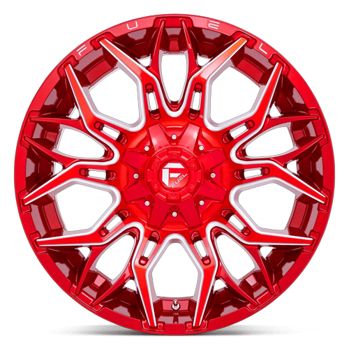 Fuel Off-Road D771 22X10 Candy Red Milled 8x165.1 -18mm