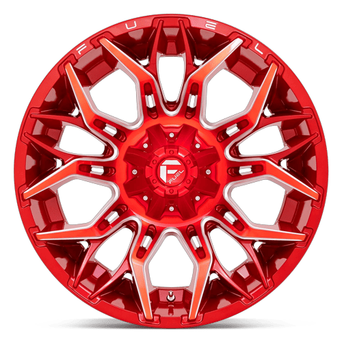Fuel Off-Road D771 22X12 Candy Red Milled 5x114.3/5.0 -44mm