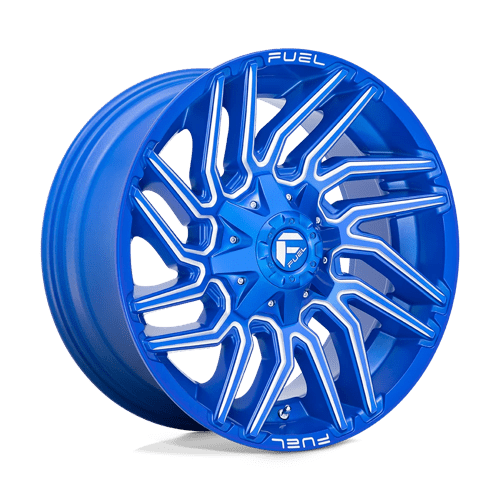 Fuel Off-Road Aluminum Wheels 20X10 Typhoon D774 Anodized Blue Milled