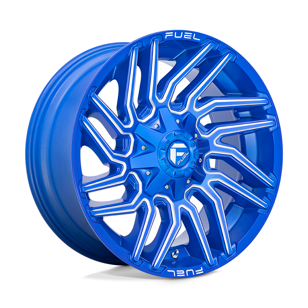 Fuel Off-Road D774 20X9 Anodized Blue Milled 8x165.1 +1mm