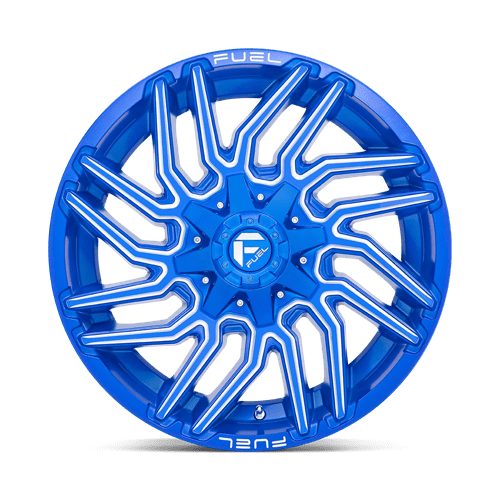 Fuel Off-Road D774 20X9 Anodized Blue Milled 8x165.1 +1mm