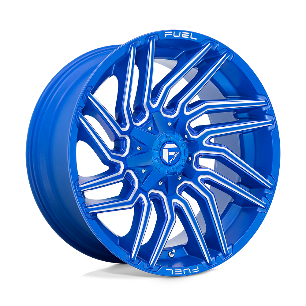 Fuel Off-Road D774 22X10 Anodized Blue Milled 8x180 -18mm