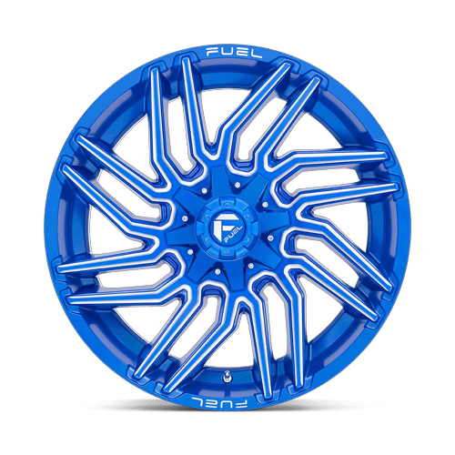 Fuel Off-Road D774 22X10 Anodized Blue Milled 8x180 -18mm