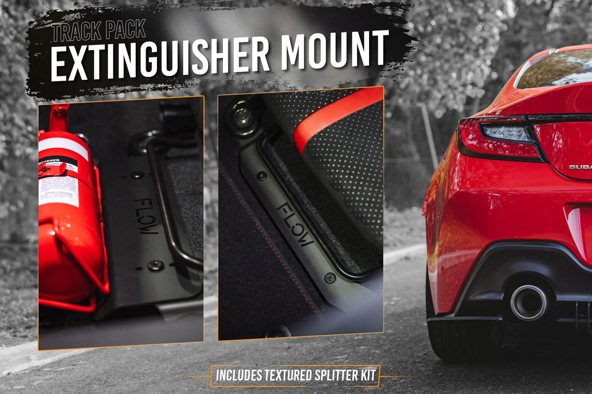 Flow Designs - ZD8 BRZ Full Lip Splitter Set (TEXTURED BLACK)