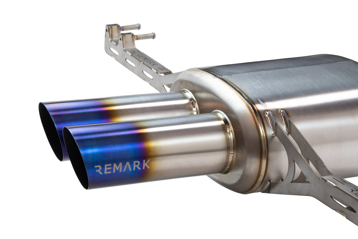 Remark 2023+ Honda Civic Type-R (FL5) Sports Touring Catback Titanium Exhaust/SUS304 Front Pipe - RK-C2076H-09TS
