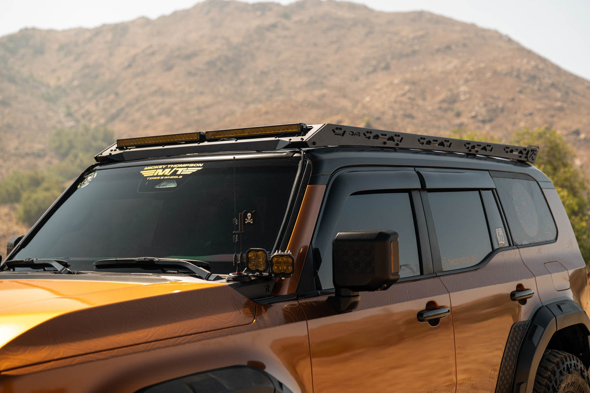 DV8 Offroad - 2024-2026 Toyota Land Cruiser & Lexus GX 550 Roof Rack Light Mount - RRTL4-01L