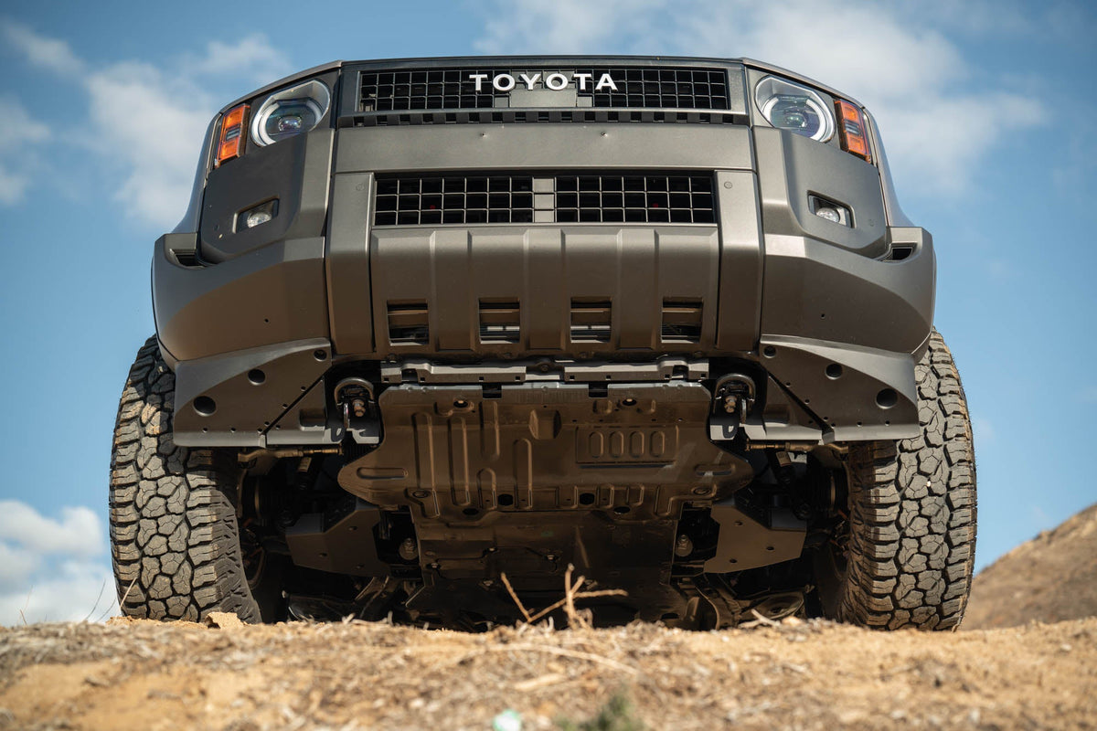 DV8 Offroad - 2024-2026 Toyota Land Cruiser & 4Runner A-Arm Skid Plates - SPTL4-01