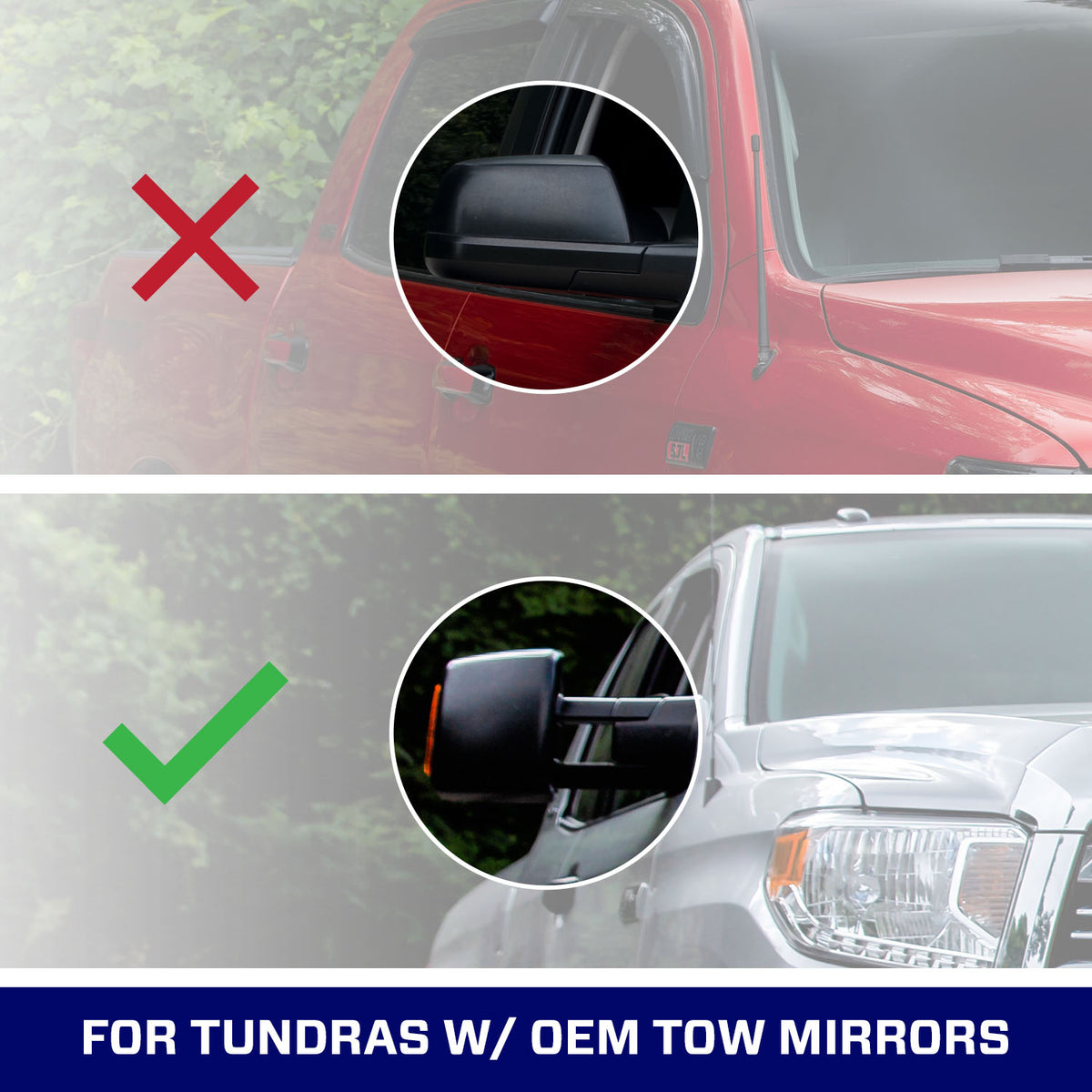 Form Lighting Toyota Tundra LED Mirror Lights (Pair) - FL0031
