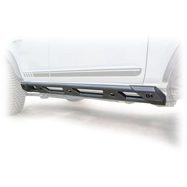 Turn Offroad 2021+ Ford Bronco Rock Sliders 4-Door - RS1-M4 for 2021-2026 Ford Bronco - front view