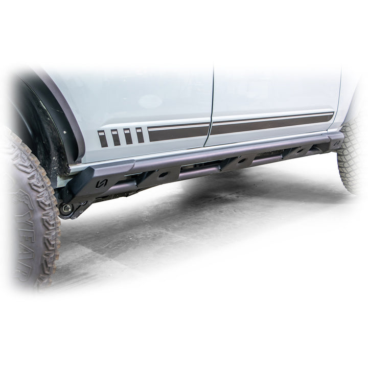 Turn Offroad 2021+ Ford Bronco Rock Sliders 4-Door - RS1-M4 for 2021-2026 Ford Bronco - alternate view