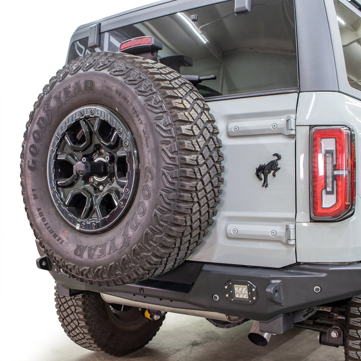 Turn Offroad 2021+ Ford Bronco Tire Carrier Relocation Kit - TC1-M1 for 2021-2026 Ford Bronco - detail view