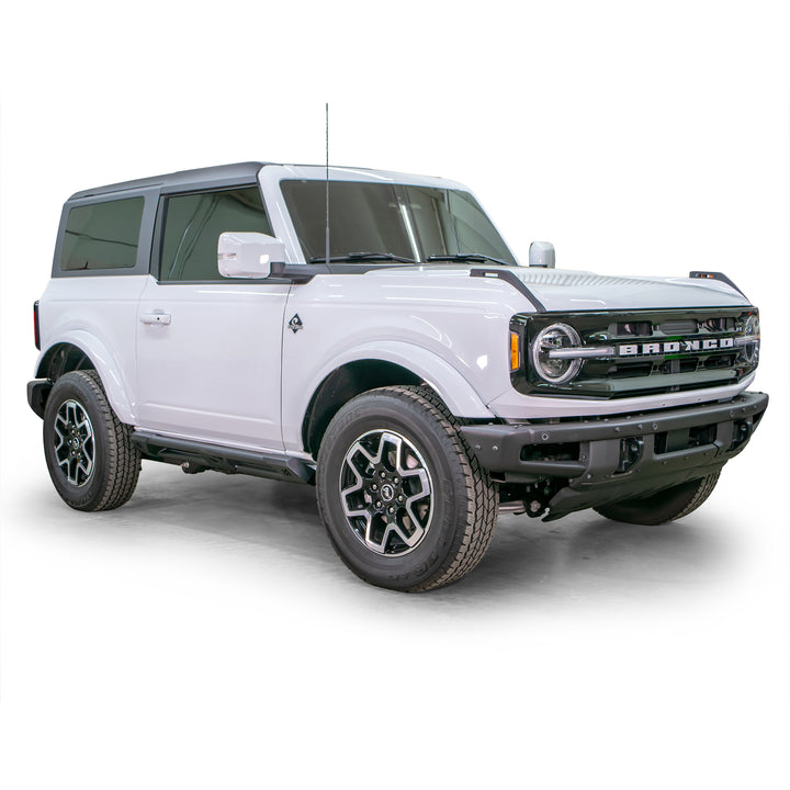 Turn Offroad 2021+ Ford Bronco 2 Door Rock Sliders - RS1-M2 for 2021-2026 Ford Bronco - angle view