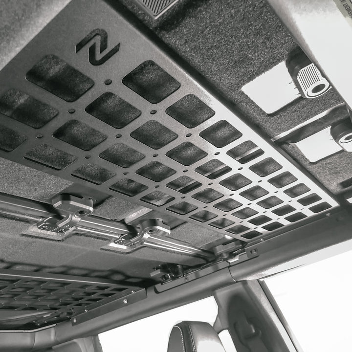 Turn Offroad 2021+ Ford Bronco Overhead Storage Kit - IA1-OH for 2021-2026 Ford Bronco - close-up