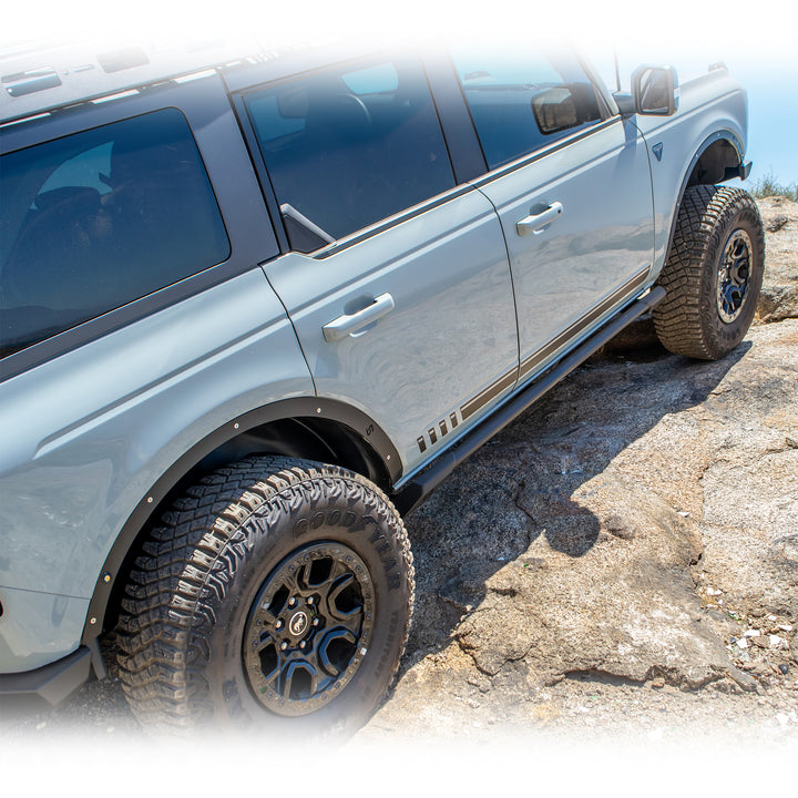 Turn Offroad 2021+ Ford Bronco Fender Deletes - FD1-AD for 2021-2026 Ford Bronco - installed view