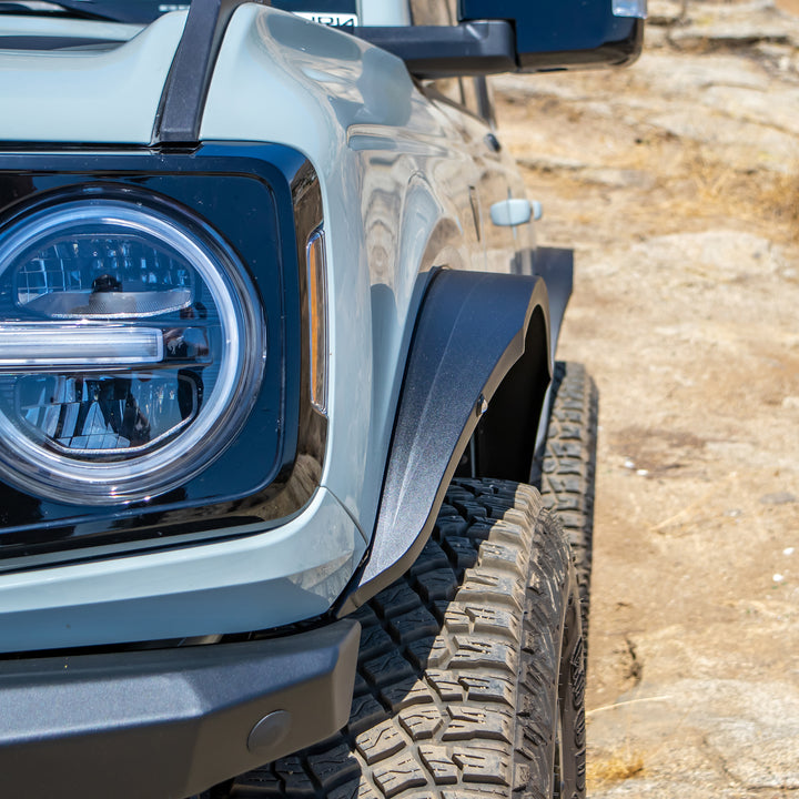 Turn Offroad 2021+ Ford Bronco Fender Flares - FD2-M1 for 2021-2026 Ford Bronco - angle view