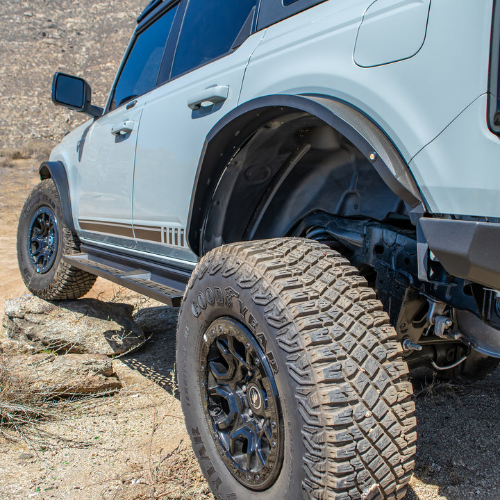 Turn Offroad 2021+ Ford Bronco Fender Flares - FD2-M1 for 2021-2026 Ford Bronco - installed view
