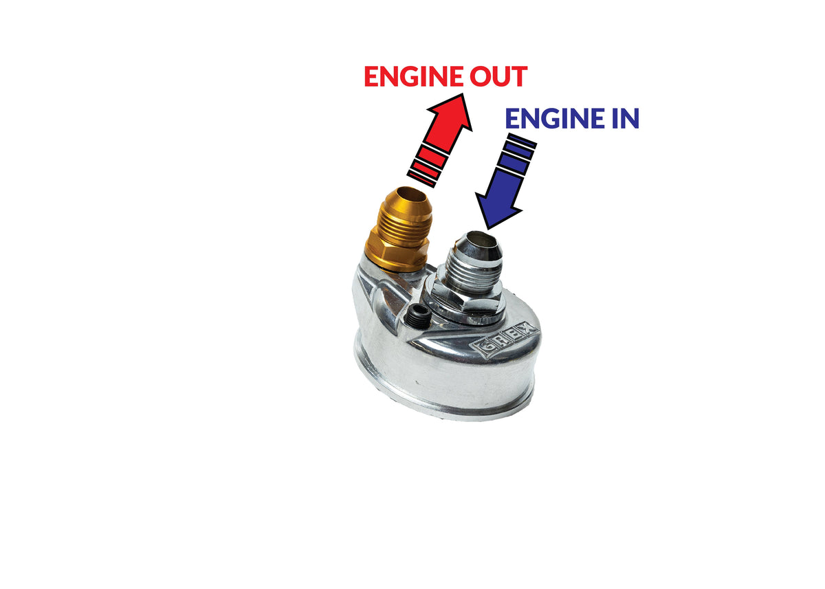 GReddy - GReddy Oil Cooler Relocation Block Adapter Type-B / Type-F - for Remote Filter - 12401131