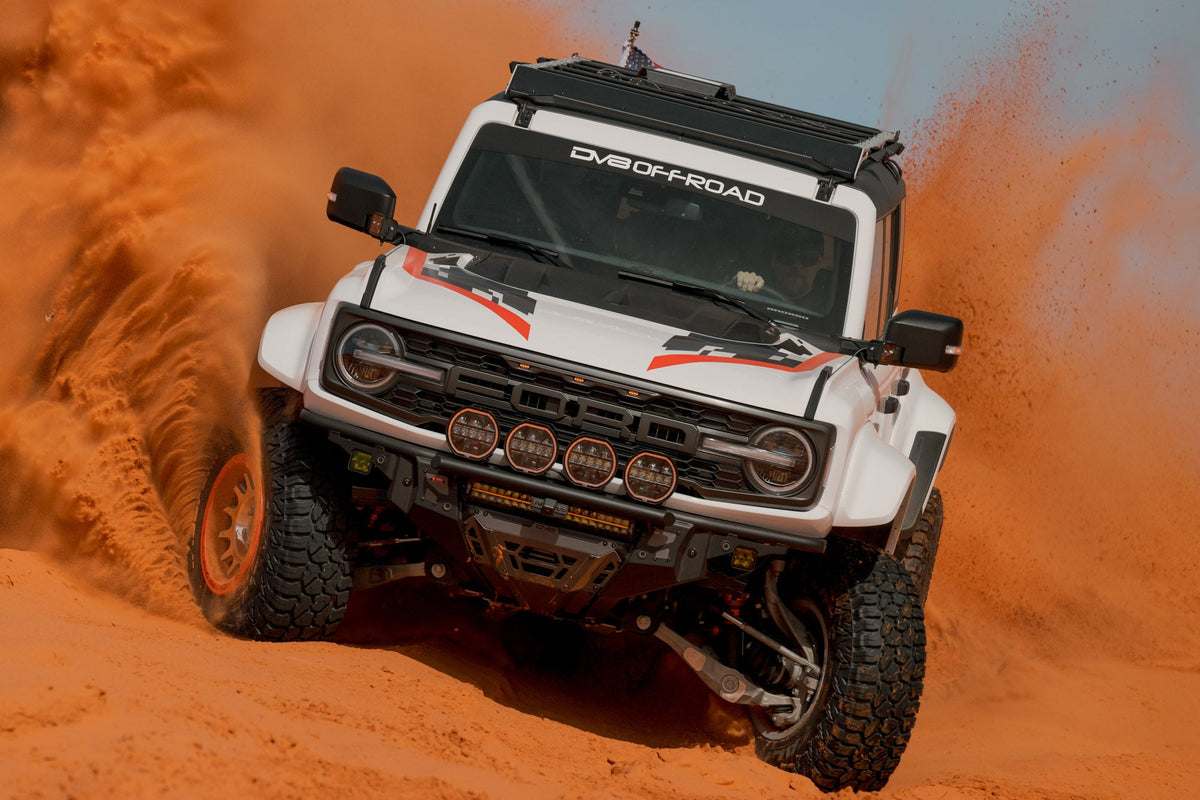 DV8 Offroad - 2022-2026 Ford Bronco Raptor Tube Front Bumper - FBFR-02