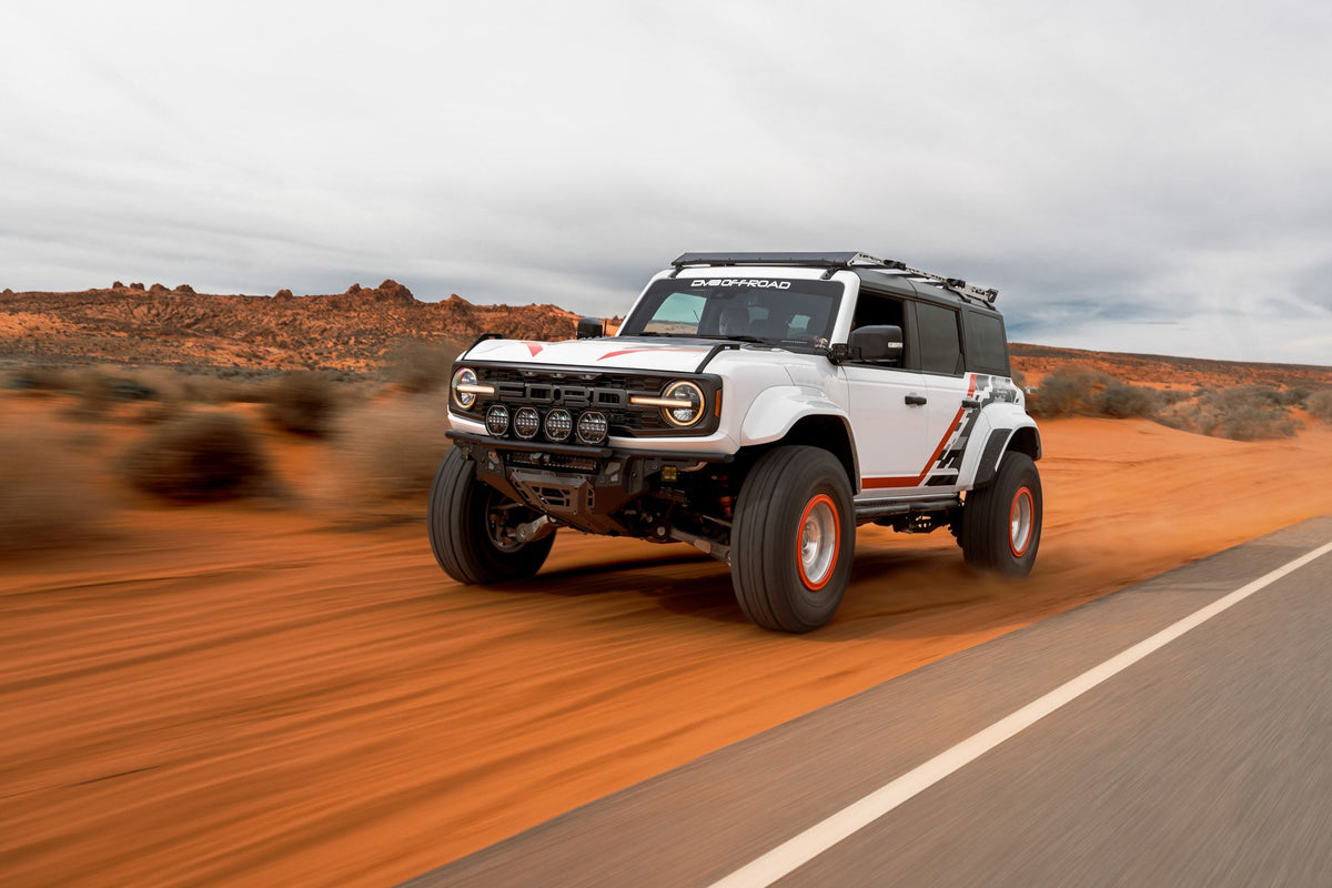 DV8 Offroad - 2022-2026 Ford Bronco Raptor Tube Front Bumper - FBFR-02