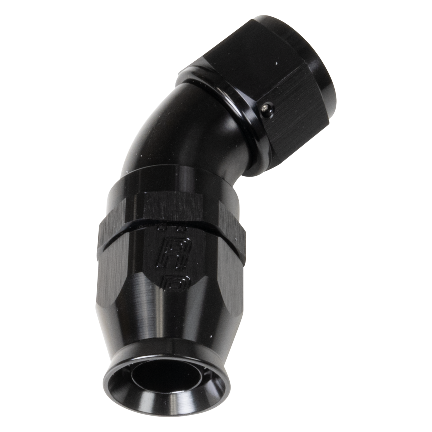 Russell Black 45 -12 Pro Ptfe Hose End - 550683 - front view