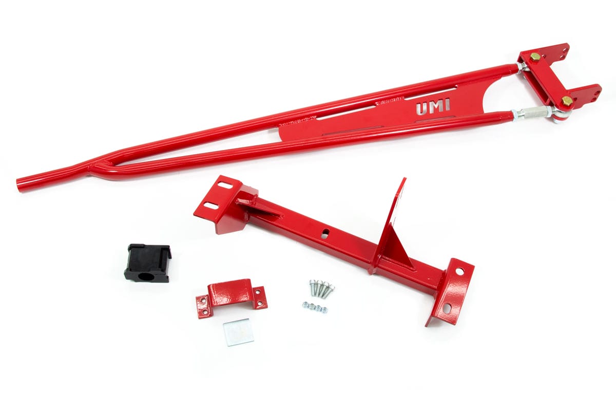 UMI Performance 98-02 GM F-Body Torque arm Kit Manual - Red - 220507-R for 1998-2002 Chevrolet Camaro - product photo