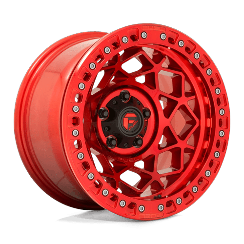 Fuel Off-Road Aluminum Wheels 17X9 Unit Beadlock D121 Candy Red