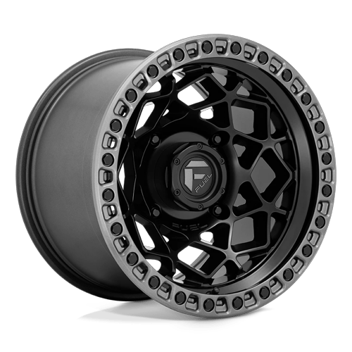 Fuel Off-Road Aluminum Wheels 15X10 Unit Utv D783 Matte Black W/ Gunmetal Ring