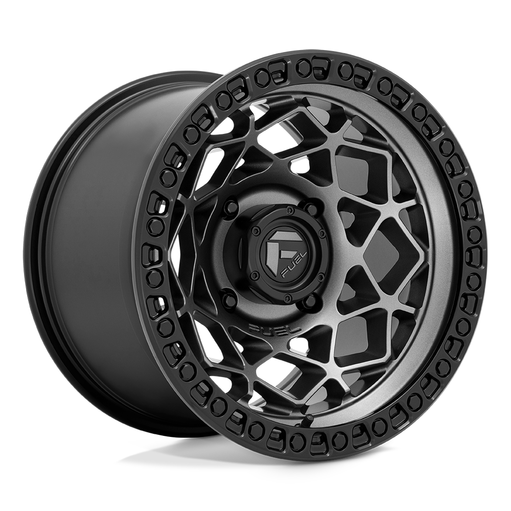 Fuel Off-Road Aluminum Wheels 15X7 Unit Utv D784 Gunmetal W/ Matte Black Ring